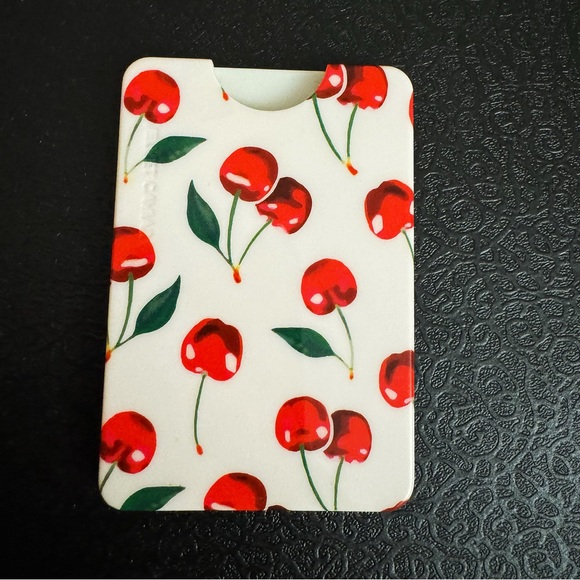 Velvet Caviar Cherry Pattern Phone Wallet/ Card Holder - Picture 2 of 9